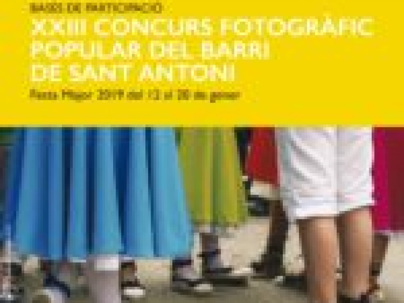Participa al concurs fotogrfic de Sant Antoni