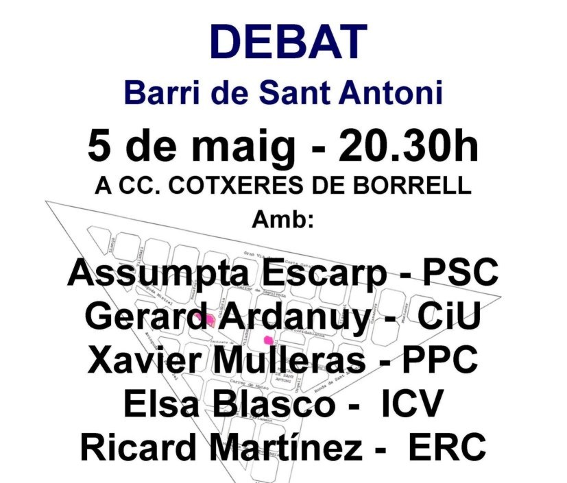 Debat electoral a Sant Antoni