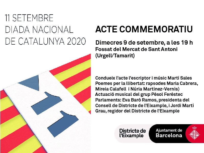 Acte de commemoració de la Diada Nacional de Catalunya