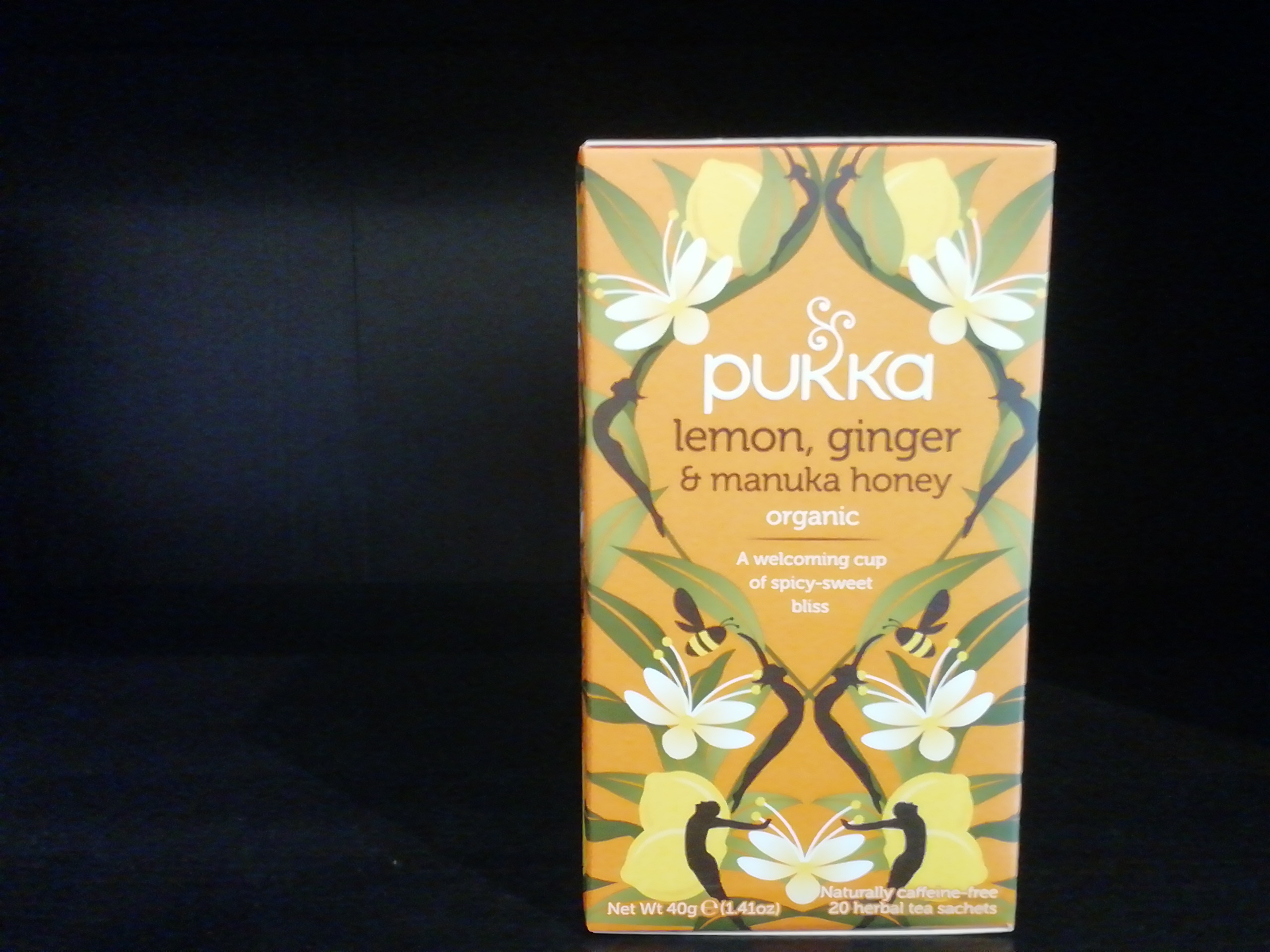 Infusión limón jengibre y miel de manuka 20 bolsitas Bio Pukka 