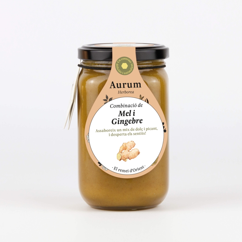 Miel con jengibre 500g Aurum