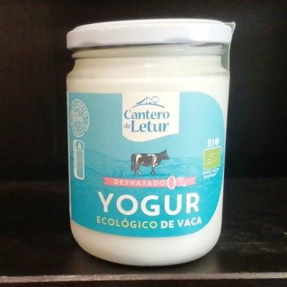 Iogurt de vaca 0% Bio 420g Cantero de Letur 