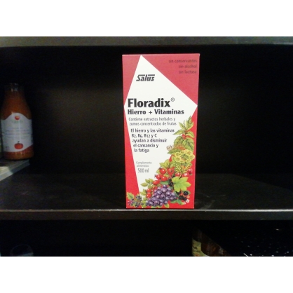 Floradix Ferro + Vitamines 500ml Salus 