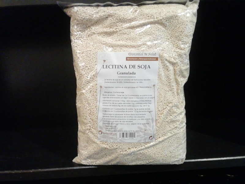 Lecitina de soja 1kg Manantial de salud 