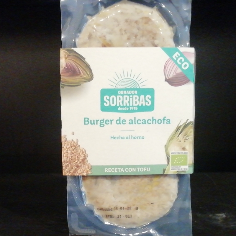 Burger de Alcachofa 2x80g Bio Sorribas 
