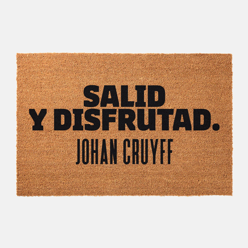 Catifa 'Salid i disfrutad' de la col·lecció Johan Cruyff